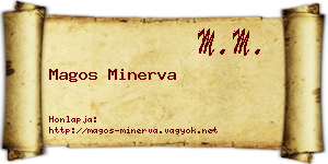 Magos Minerva névjegykártya